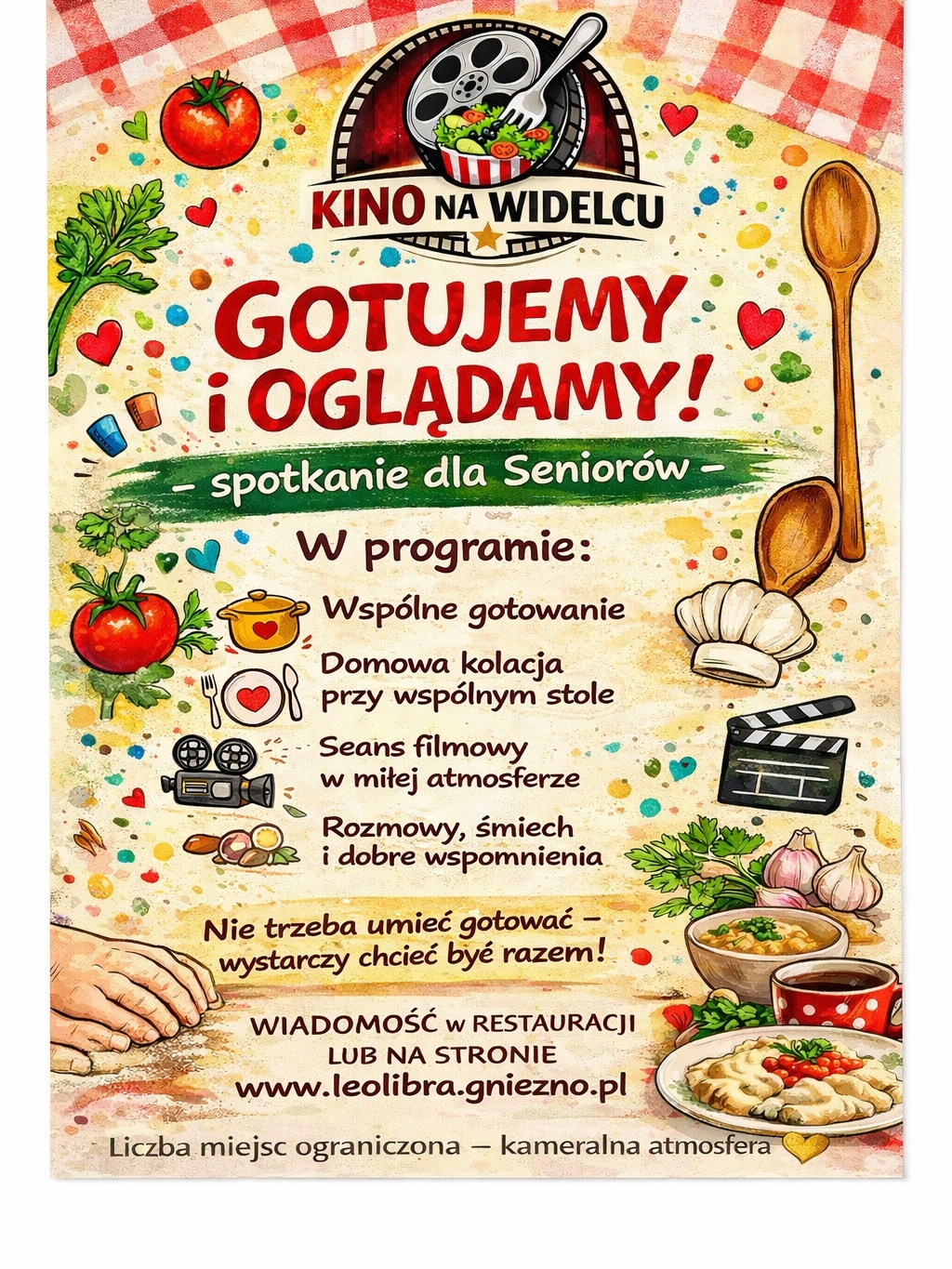 Gotujemy i oglądamy - spotkanie dla seniorów