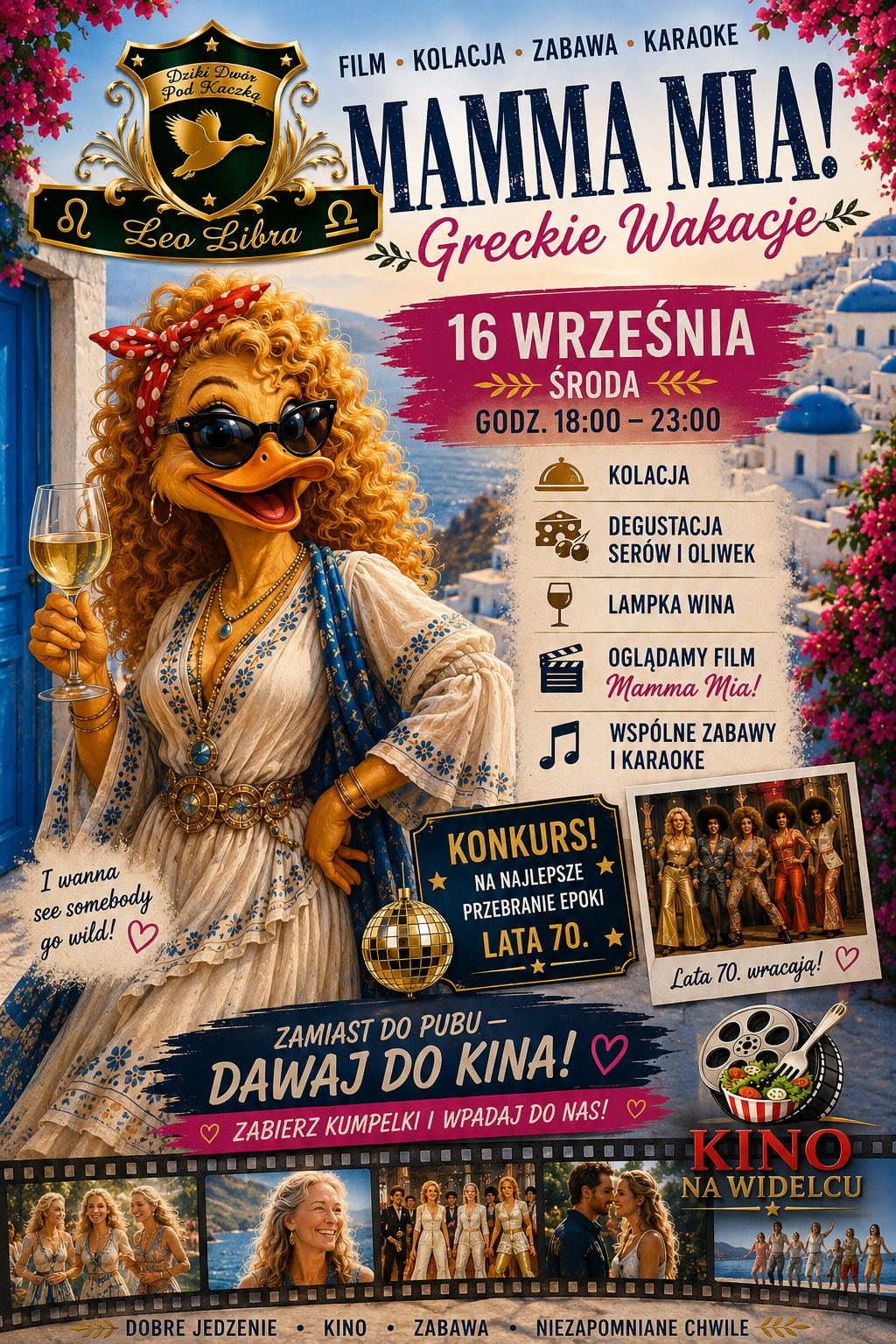 Kino na Widelcu zamienia się w mały kawałek Grecji!