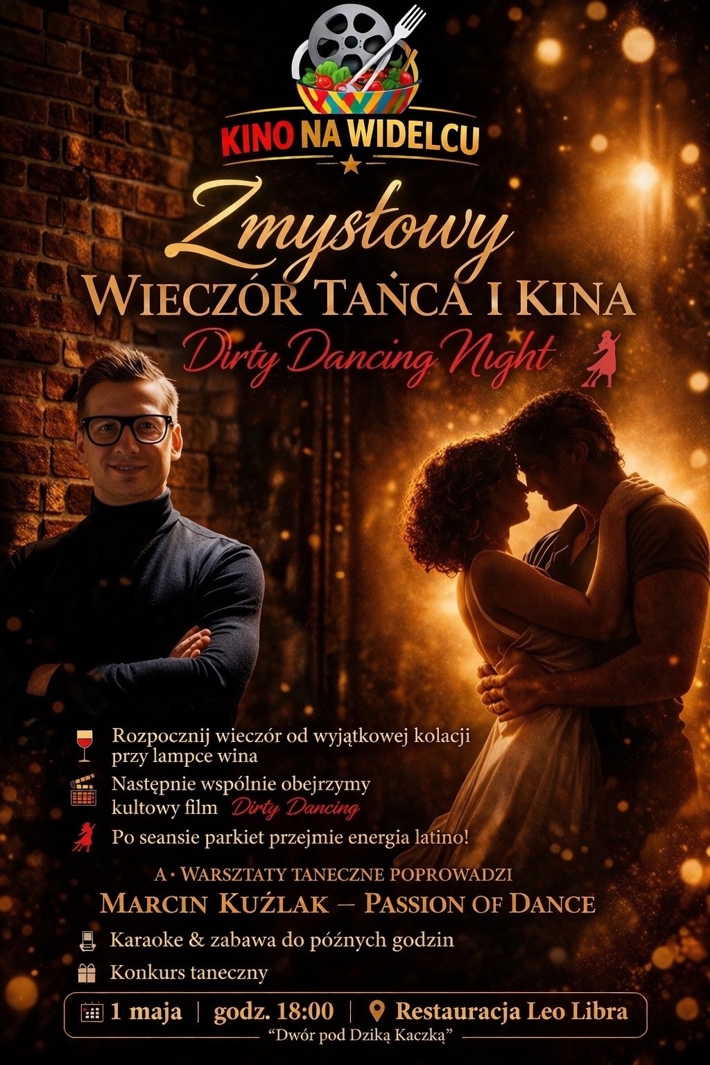 Zmysłowy wieczór tańca i kina Dirty Dancing Night
